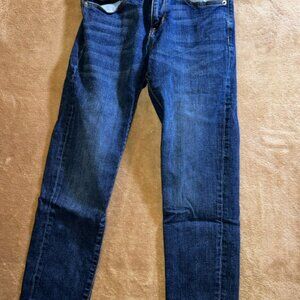 Old Navy Kids Sz 10‎ Straight Leg Adjustable Built-in Tough Blue Jeans (Q)